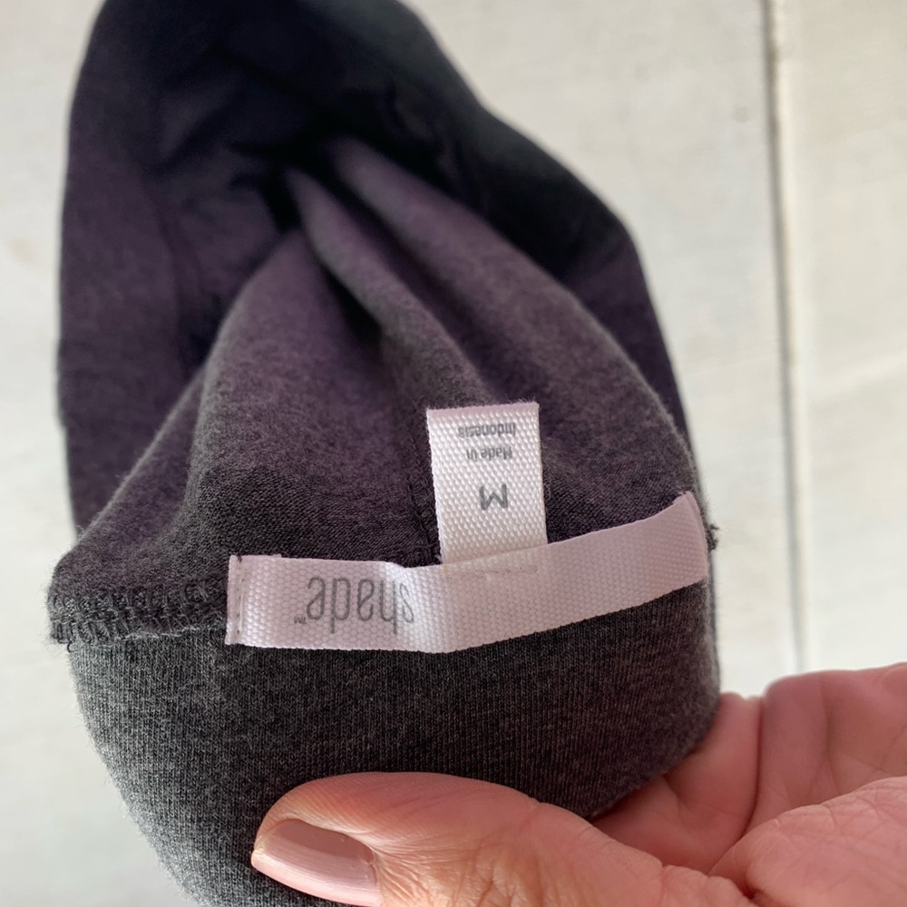 Like new Shade brand gray midi skirt size M modest